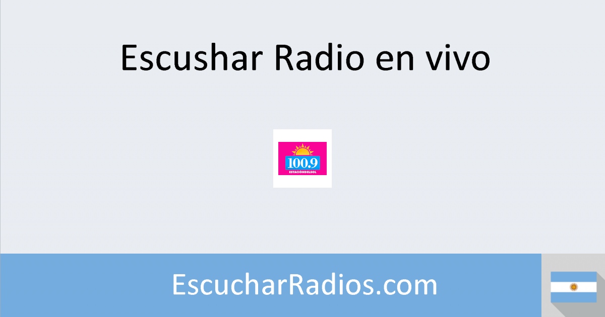 Estación del Sol (Mendoza) en vivo - Escuchar Radio Online